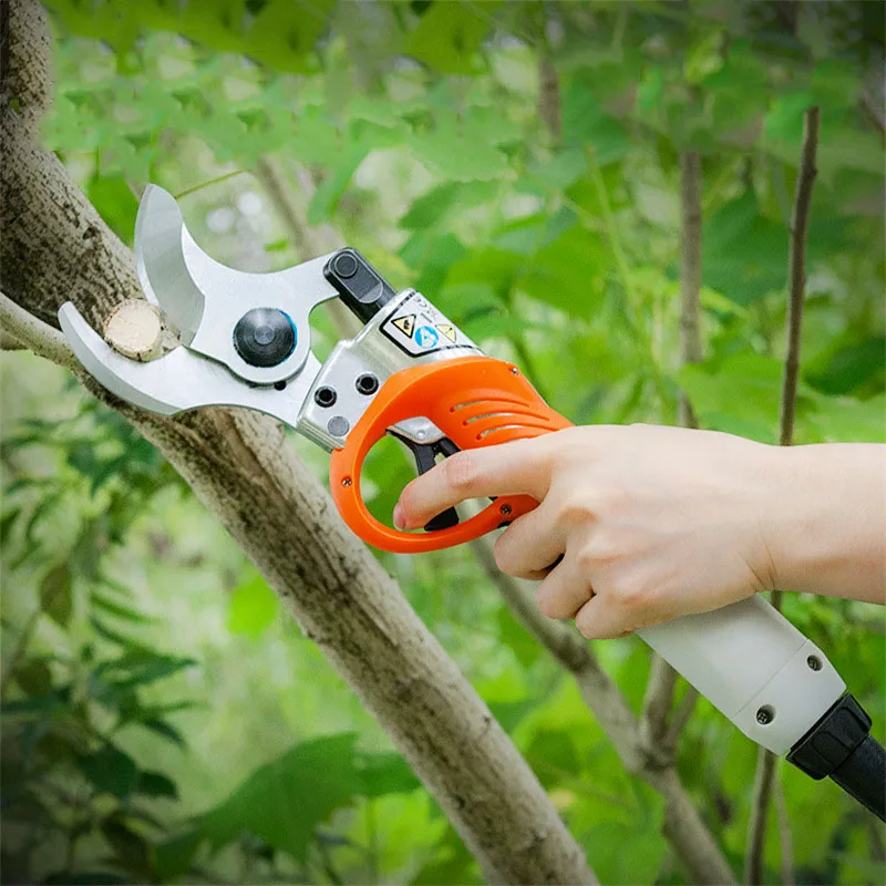 

4.5 large caliber electric rechargeable scissors pruning tree cutting garden tools branch lithium battery pruning tool