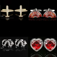 golden christmas deer head shirt cufflinks jewelry men women lucky metal sleeve nails novelty cufflinks designer brand
