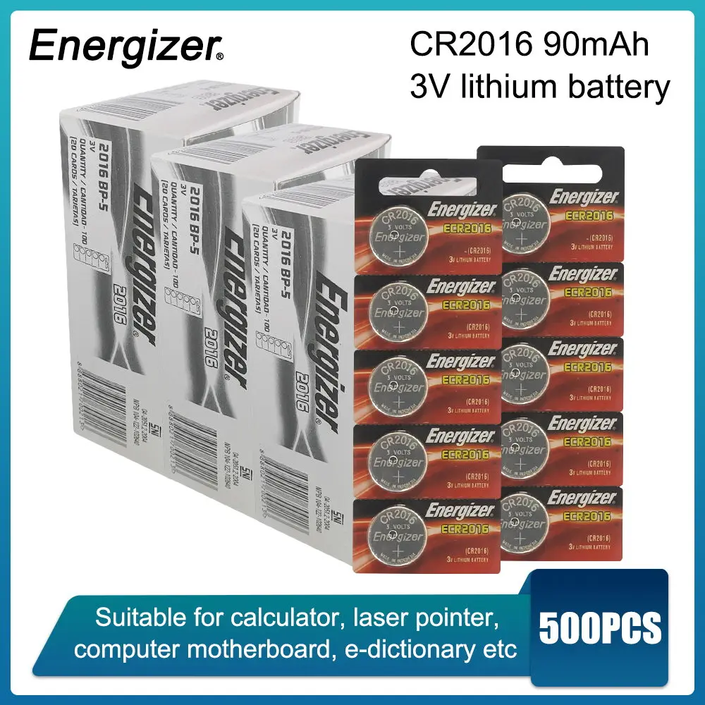 

500 шт., Литиевые Батарейки для часов, компьютера, калькулятора