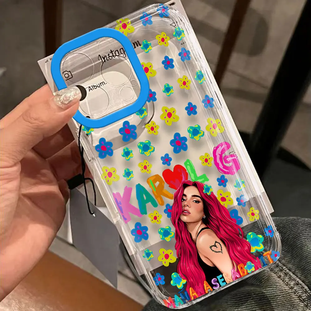 Модный прозрачный чехол Karol G Manana Bichota для телефона Xiaomi Mi 10 10T 11 11Lite 12Lite 12T 13 14 Poco F4 F5 X4