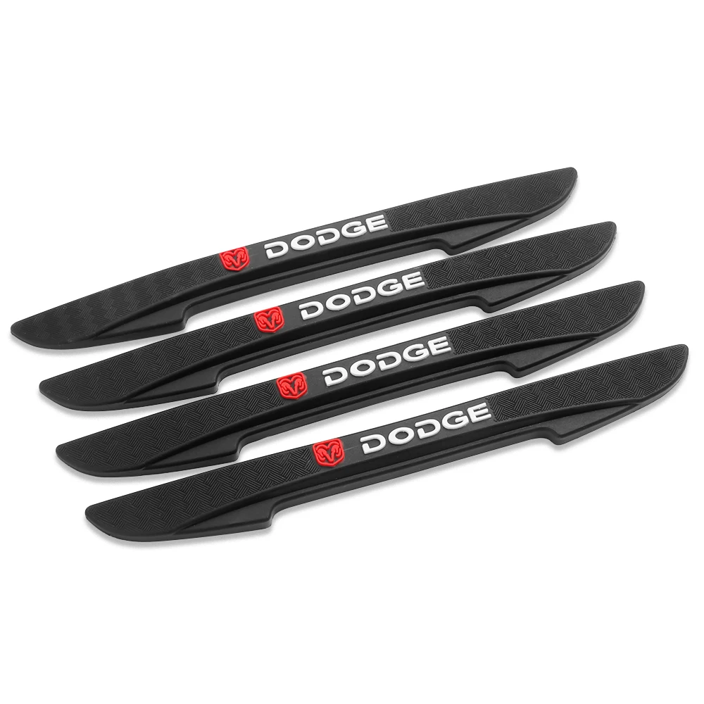 

4 шт., защитные наклейки на дверь автомобиля, бампер, полоски для предотвращения столкновений, авто полоски для предотвращения столкновений, резиновые для Dodge Durango Caliber Dakota