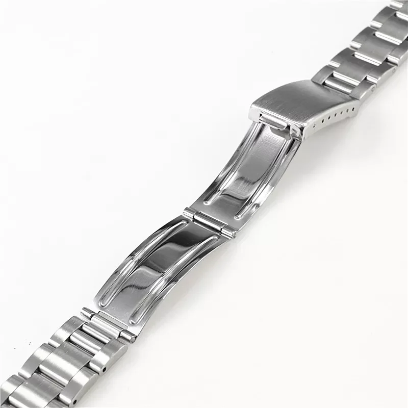 19mm 20mm Stainless Steel Oyster Band For Seiko Sxns80 Snxs79 Seiko 5 Snxs79k Snxs77k Snxs73 Casio Watch Strap Bracelet Belt