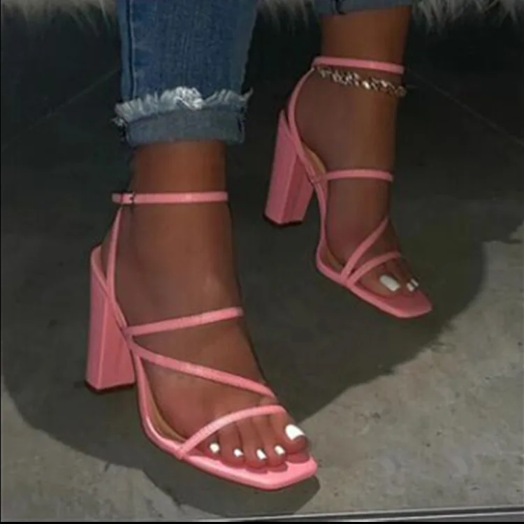 

Новинка 2022, сандалии на высоком каблуке, женская обувь, европейские и американские сандалии и тапочки, сандалии для женщин, женские сандалии
