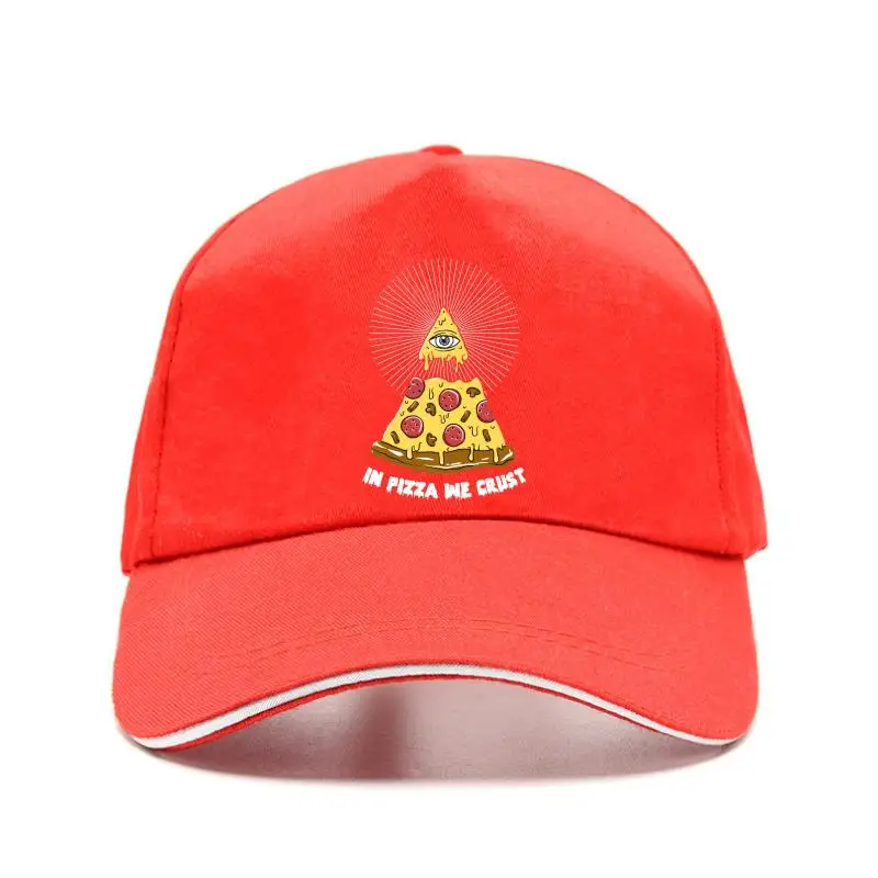 

New cap hatIuinati In Pizza We Trut Funny Conpiracy en Fahion Graphic T Baseball Cap