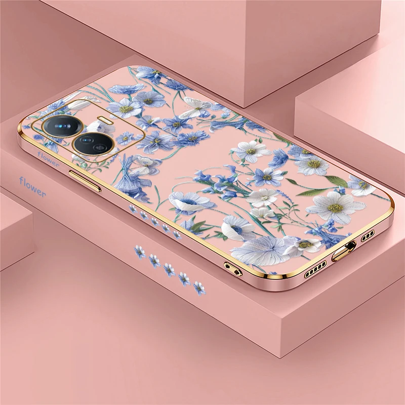 Противоударный силиконовый чехол для телефона Vivo Y28 Y28S Y27 Y27S Y22 Y22S Y21A Y21E Y21T Y21 Y20S G Y20G