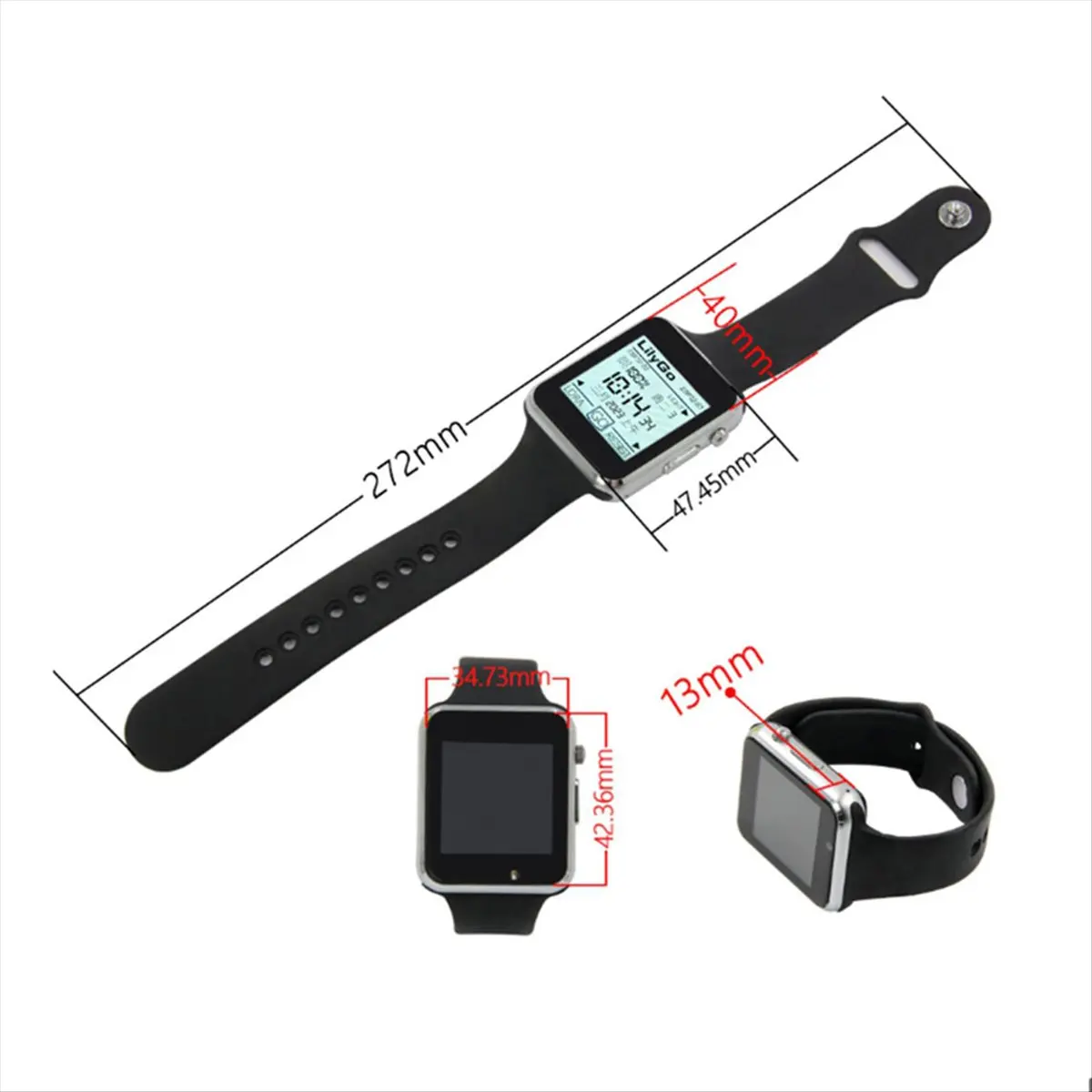 Фото M85K T Watch S3 - ESP32 S3 1,54-дюймовый сенсорный ЖК-экран BMA423 Датчик SX1262 Модуль LoRa Умная макетная плата 868 МГц №2