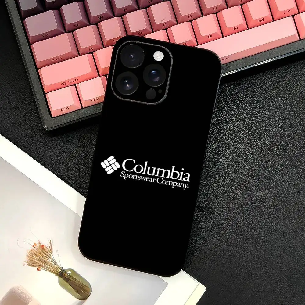 Фото Чехол для телефона с логотипом C-columbia-es, черный, силиконовый, мягкий, для iPhone 17, 16, 15, 14, 13, 12, 11, Air, Pro, Max, Plus №3