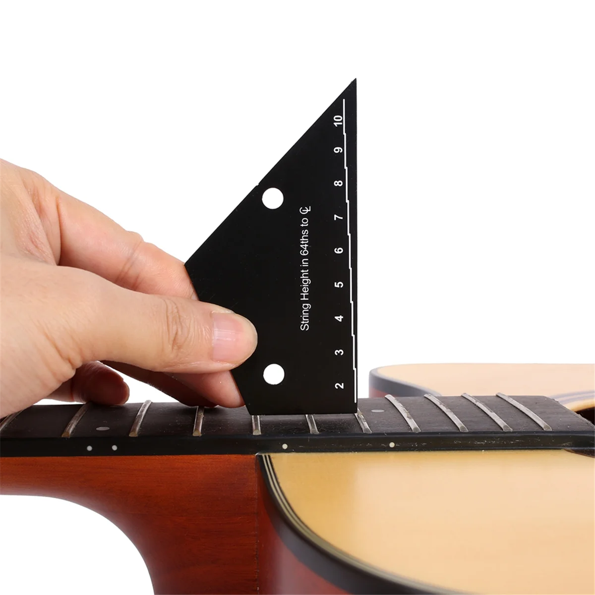 Инструмент для выравнивания ладов гитара бас-гитара гриф измерительная линейка