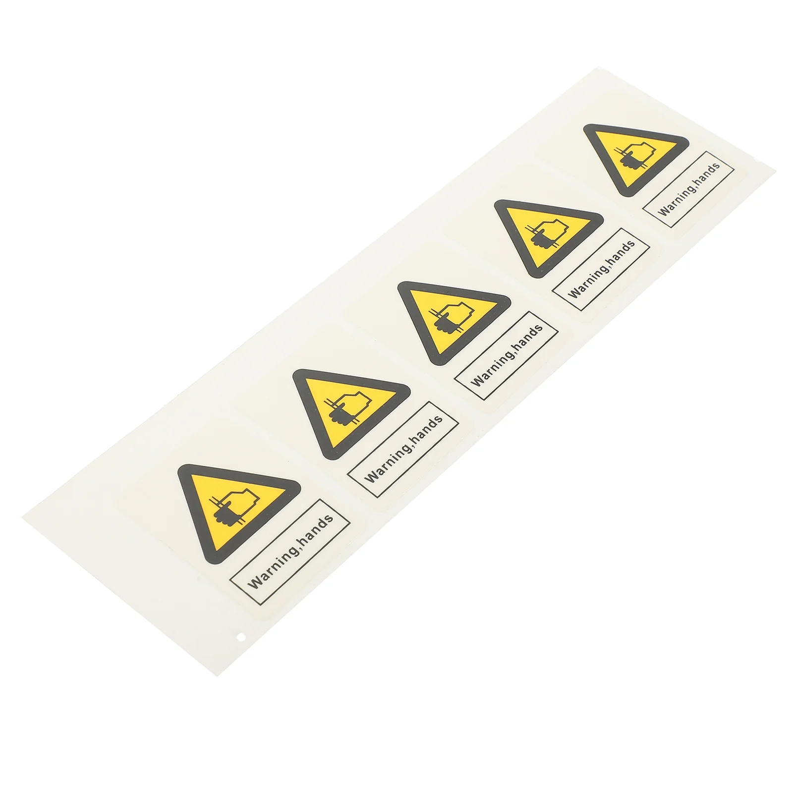 

5pcs Warning Hand Crushing Signs Hand Crushing Warning stickers Hand Safety Decals