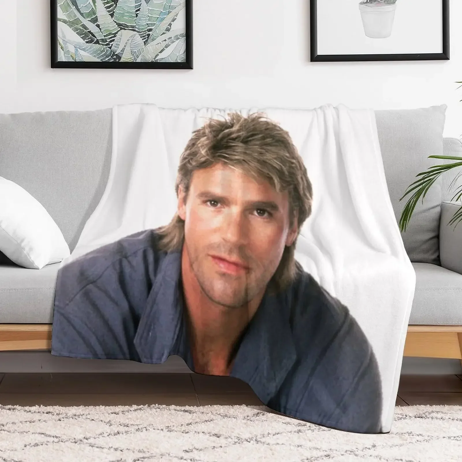 MacGyver у меня есть идея 80s Hero Плед Одеяло симпатичный диван кровать кемпинг кровати