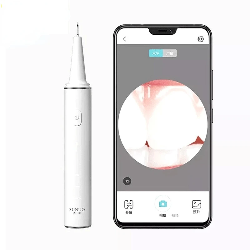 Умный визуальный ультразвуковой стоматологический эндоскоп Sunuo HD для удаления