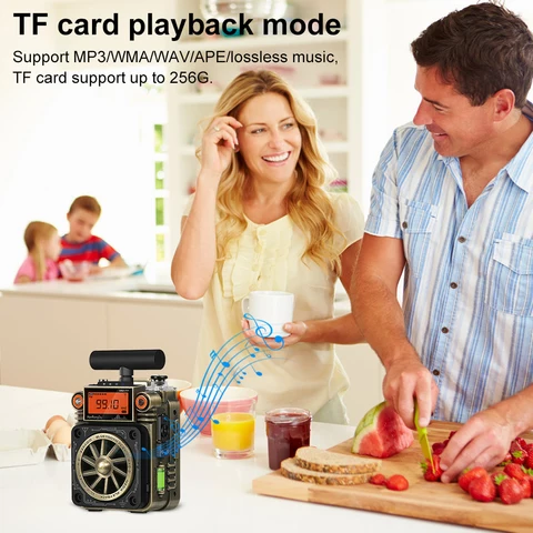 APWIKOGER Портативное радио AM/FM/SW