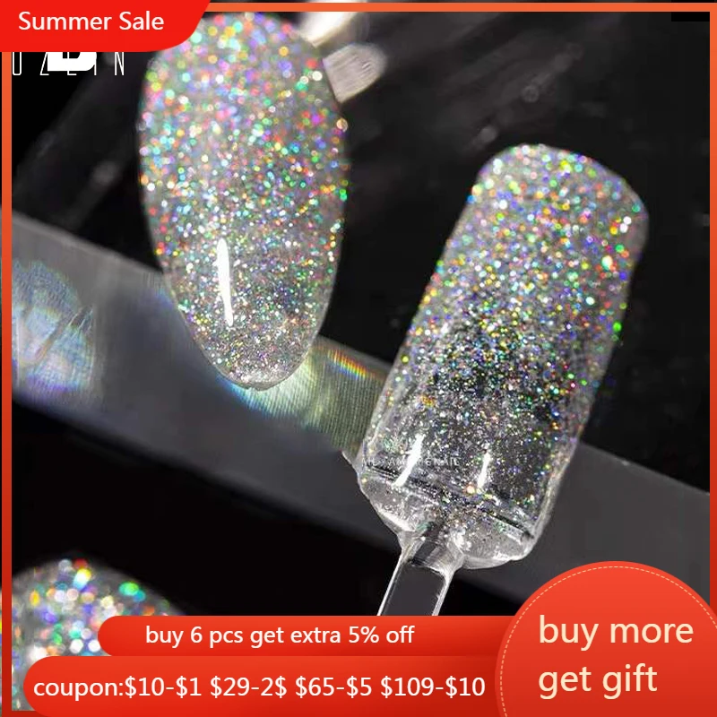 

Новое поступление, супер лазерный Гель-лак BOZLIN для ногтей, блестящий эффект, маникюрный лак, удаляемый замачиванием, СВЕТОДИОДНЫЙ УФ-гель, р...