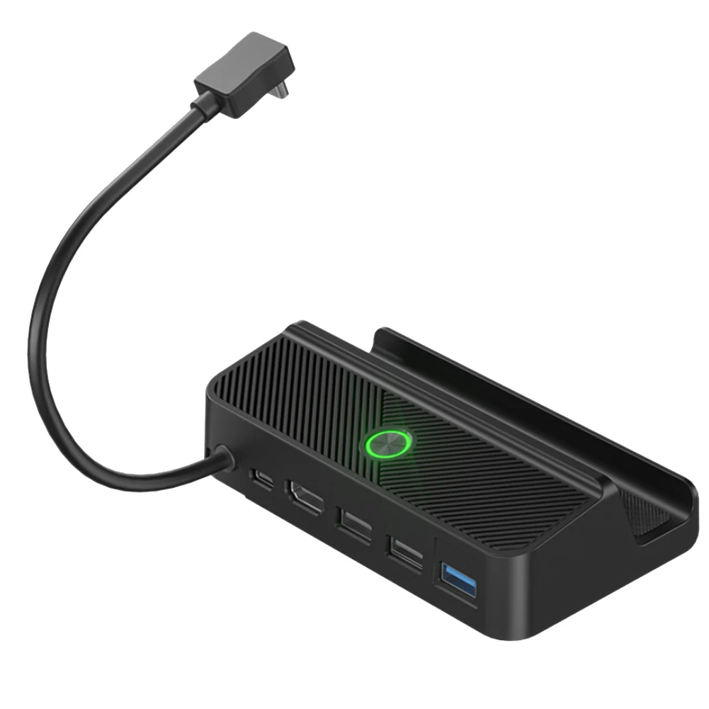 

For Dock Station TV Base Stand Hub Holder Docking Station USB C to RJ45 Ethernet Type-C Charger -A