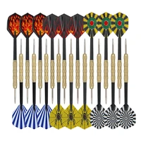steel tip darts professional metal darts set for dartboard 18 pieces