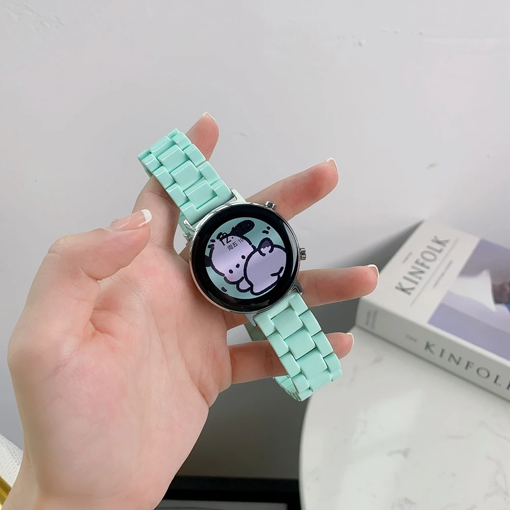 22mm 20mm Colour Strap For Samsung Galaxy watch 5 4 5 pro 44mm 40mm Woman bracelet for Galaxy Watch 4 Classic/Active 2/3 42 46mm