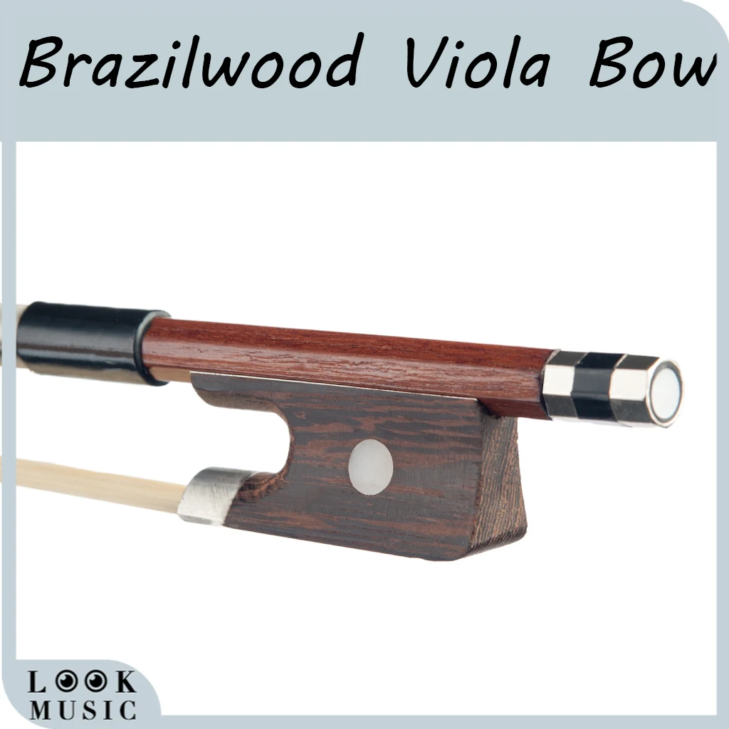

16 ''Viola лук Brazilwod круглая палочка W/Wenge лягушка белый конский волос студенческий лук для начинающих