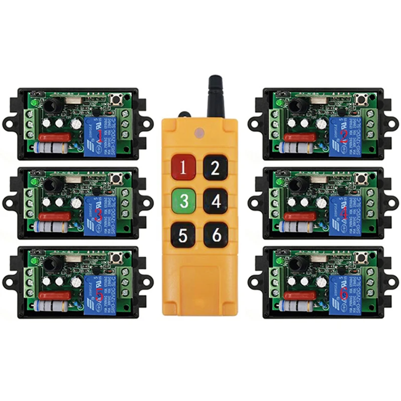 

2000M Long Range AC220V 1CH RF Industrial Wireless Remote Control Relay Switch light /lamp/ window/Garage Doors shutters