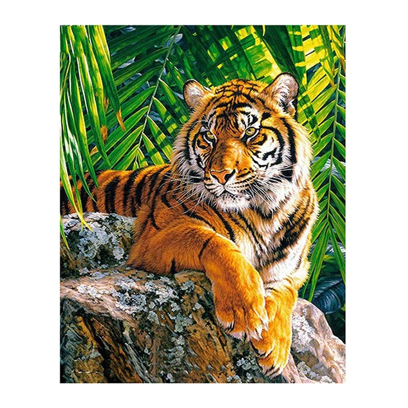 

Алмазная живопись «Тигр», картина «сделай сам» с полными квадратными/круглыми стразами, 3D вышивка крестиком, 5D декор, подарок