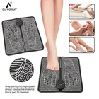 EMS акупунктурный Электрический массажер для ног, десятки электродов Массажер для релаксации мышц и кровообращения, забота о здоровье