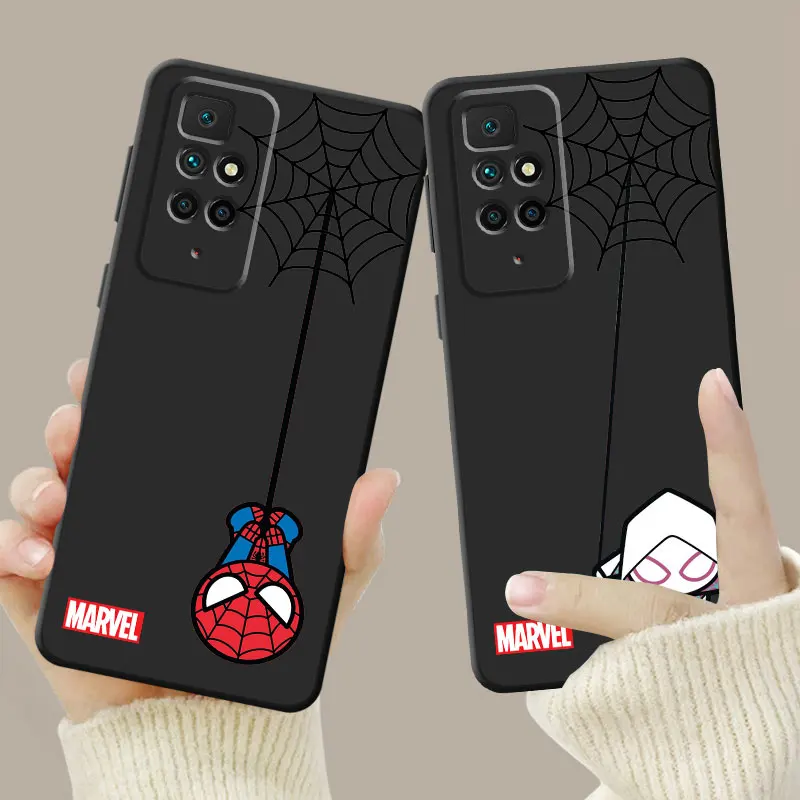 Marvel Spiderman Cool Phone Case For Xiaomi Mi 12X 12S 11X 10 12 Pro 11 Lite 10S 11T 11i 10T 11T Pro 10 Lite 11 Pro Soft Cover