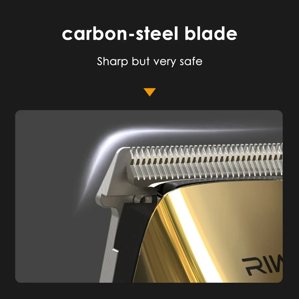 Машинка для стрижки волос Xiaomi Riwa Barber Shop мужчин с Т-образным стальным лезвием
