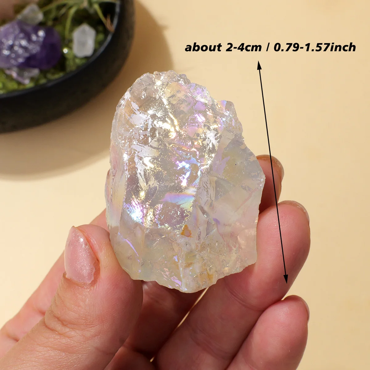 

Необработанный кварцевый кристалл Runyangshi 50г