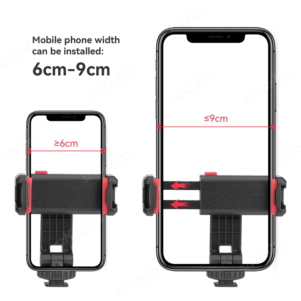 Штатив для телефона универсальный адаптер крепления смартфона с 2 регулируемыми