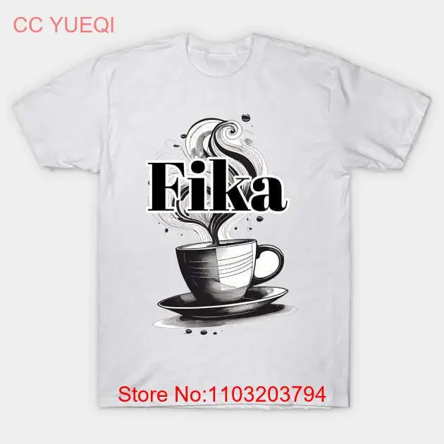 Футболка Fika Time - Coffee S-5XL Быстрая доставка