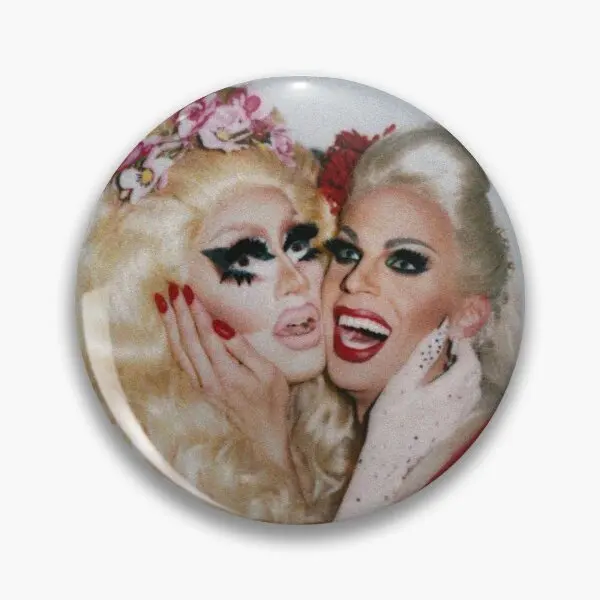 

Trixie And Katya Polaroid Sticker настраиваемая мягкая булавка для пуговиц ювелирные изделия брошь на воротник мультяшный подарок шляпа забавная булавка ...