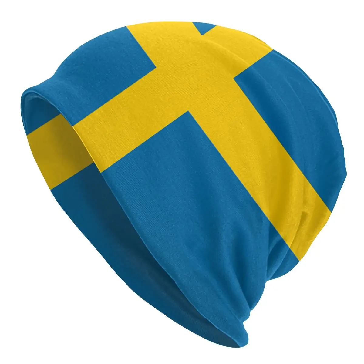 

Flag Of Sweden Beanie Knit Hat Soft Hip Hop Winter Printed Pullover Cap for Men Women Gorra