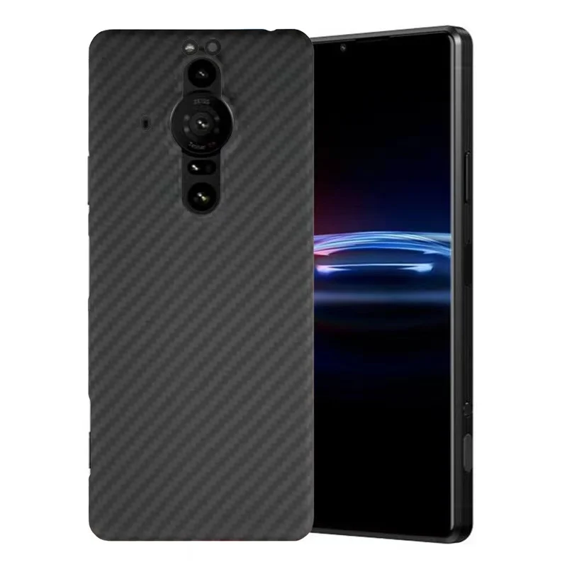 Чехол из углеродного волокна для Sony Xperia Pro- i, чехол для телефона, Ультратонкий защитный чехол из арамидного волокна для Sony Xperia Pro i, аксессуары для телефона Чехол из углеродного волокна для Sony Xperia Pro- i, чехол для телефона, Ультратонкий защитный чехол из арамидного волокна для Sony Xperia Pro i, аксессуары для телефона