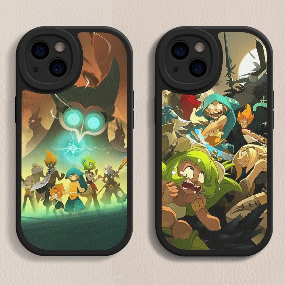 Чехол для телефона W-wakfu Game жесткий кожаный чехол iPhone 14 13 12 Mini 11 Pro Max Xs X Xr 7 8 Plus чехлы