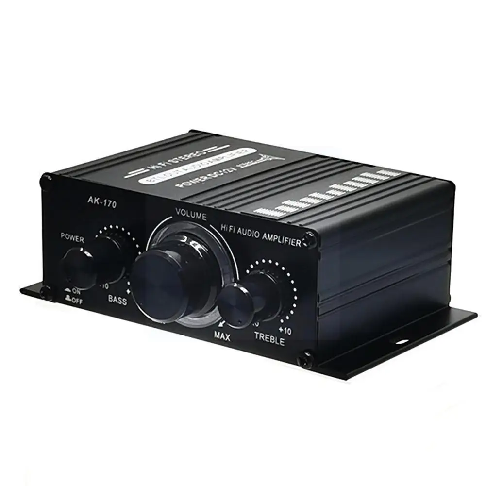 

400w Dc12v Hifi Power Amplifier Car Stereo Music Receiver Fm Mp3 Radio Player Theater High Home Quality Brand Ak270 E7m7