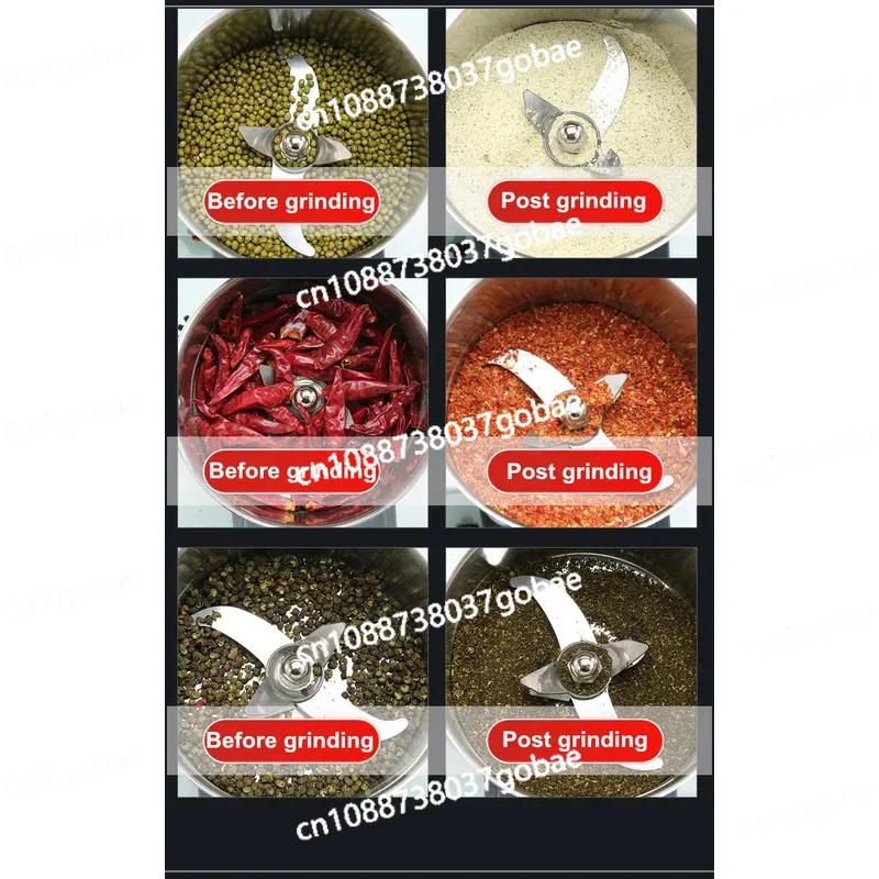 4500 г Вт кофемолка из нержавеющей стали 430 коммерческая медицина дробилка для муки