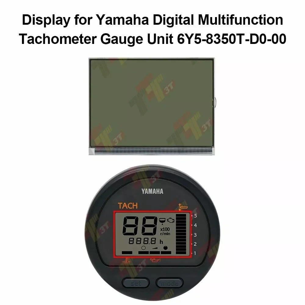 Дисплей для цифрового многофункционального тахометра Yamaha 6Y5-8350T-D0-00