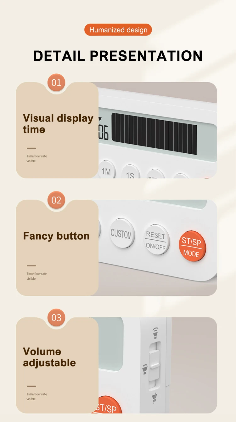 Модный кухонный таймер магнитный часы с кухонными аксессуарами инструменты для