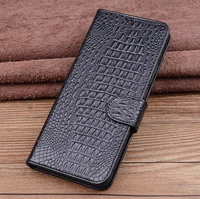 sales luxury lich genuine leather flip phone case for xiaomi redmi k50 k40s pro real cowhide leather shell full cover pocket bag