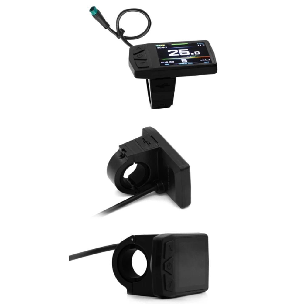 Ebike Display for KT TF01U 24V 36V 48V Intelligent Colorful LCD Meter Waterproof Joint Electric Bicycle