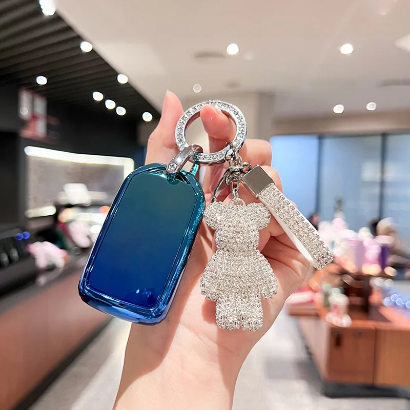 Fashionable Novel Gradient TPU Car Key Case For Honda Fit Odessey City Jazz XRV Venzel HRV CRV Accord Insert