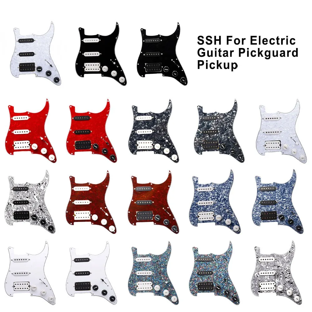 Гитарная накладка SSH с двойным рельсовым хамбакером звукоснимателями хамбакера