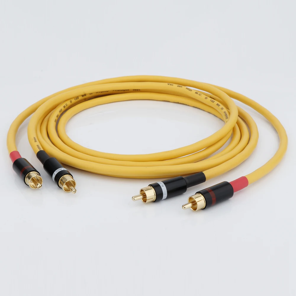 

Пара X41218 Hifi аудио D102MKIII посеребренный RCA кабель
