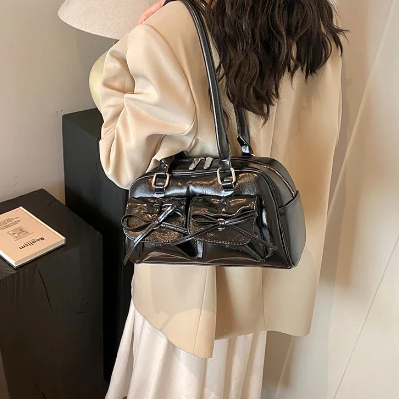 Женская балетная сумка с бантом-бабочкой подмышками