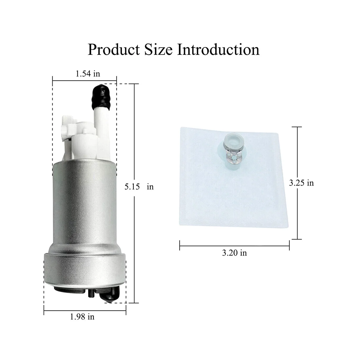 535Lph F90000295 топливный насос и 400-1168 установочный комплект E85