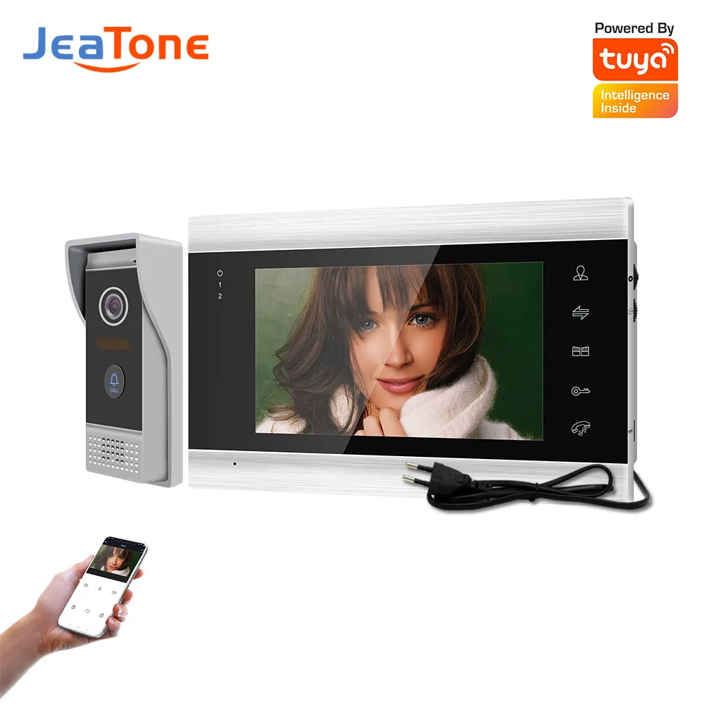

Видеодомофон Jeatone Classic с Wi-Fi, AHD, с датчиком движения и ночным видением