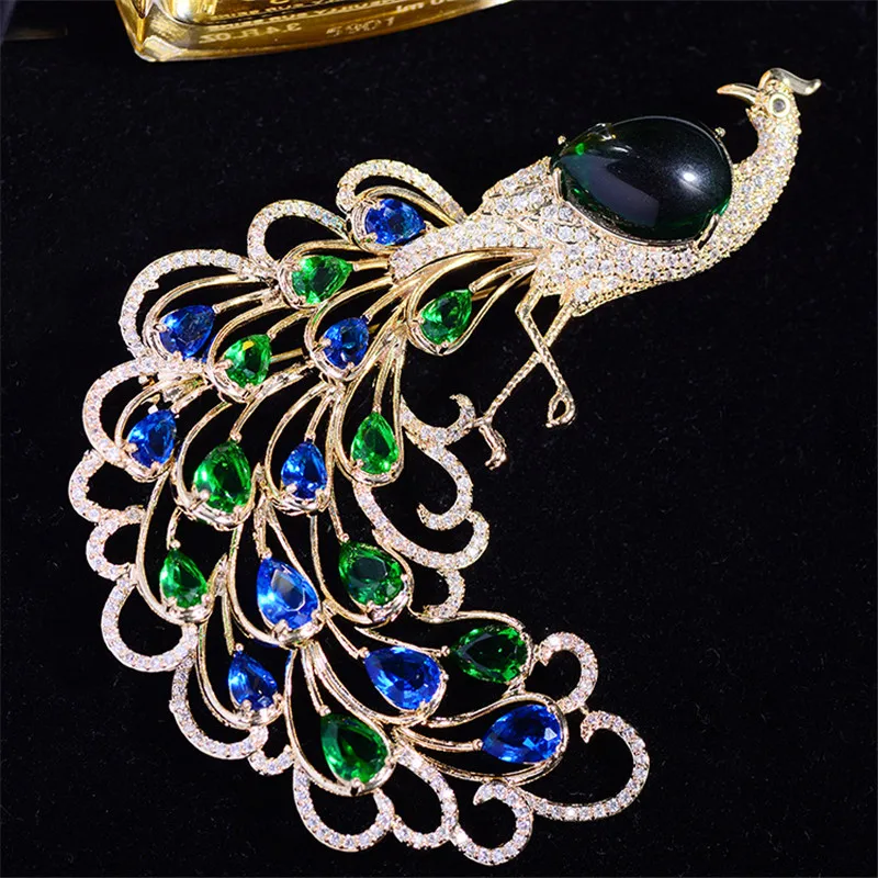 OKILY великолепные аксессуары для женских пальто блестящие броши с фианитами в