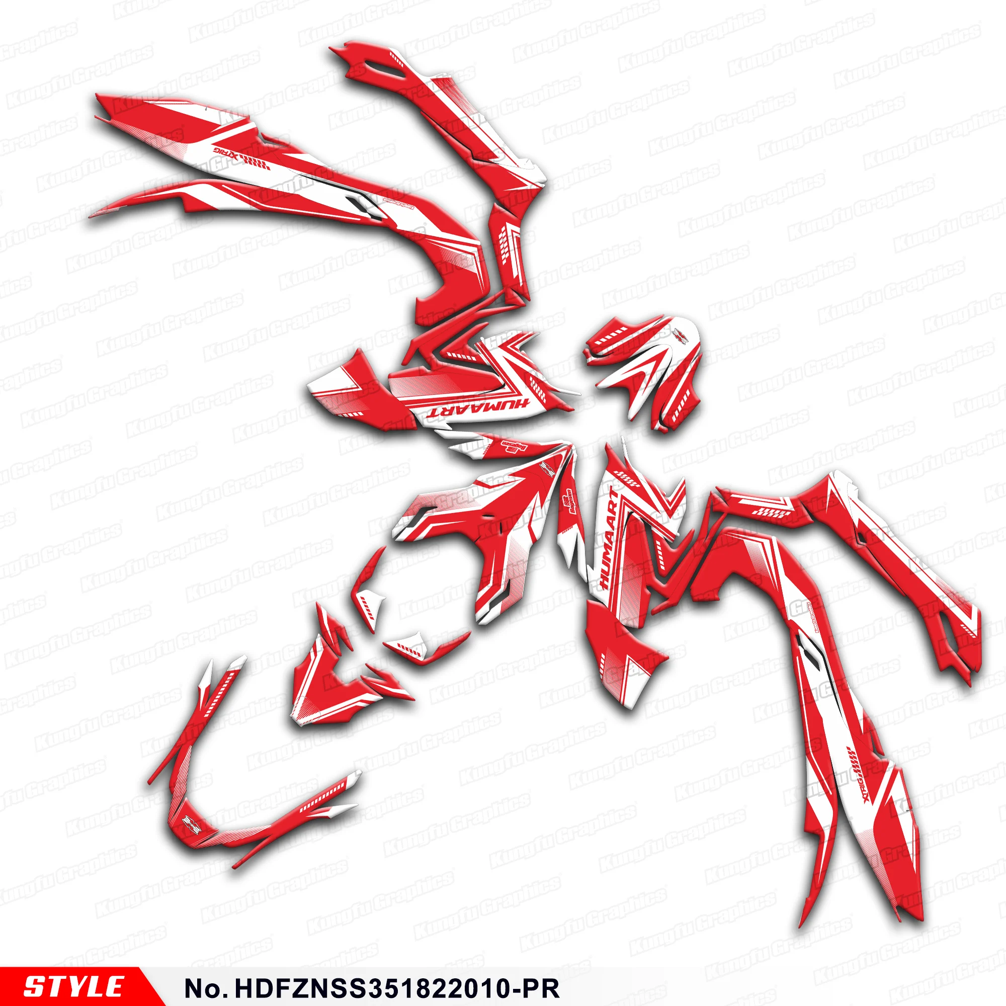 Графический комплект JY RACING для обтекателей HONDA FORZA NSS 350 NSS350 2018 2019 2020 2021 2022