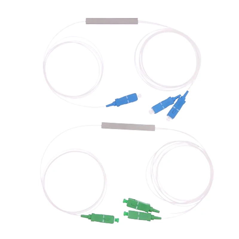 Волоконно-оптический разветвитель ПЛК 1x2 SC/APC SC/UPC Мини-безблокировочный разъем 1*2