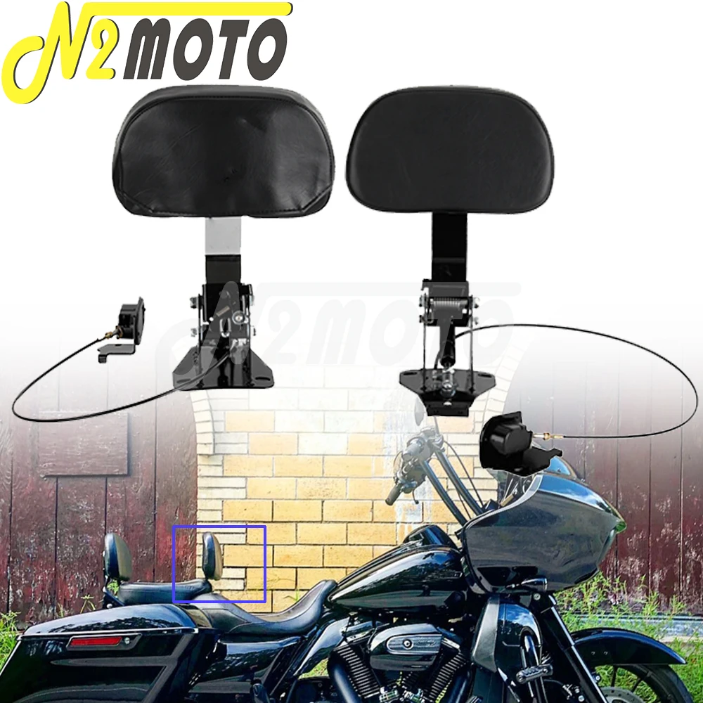 

Спинка для водителя мотоцикла для Harley Touring Street Glide Road King специальный классический 2009-2019 съемный регулируемый