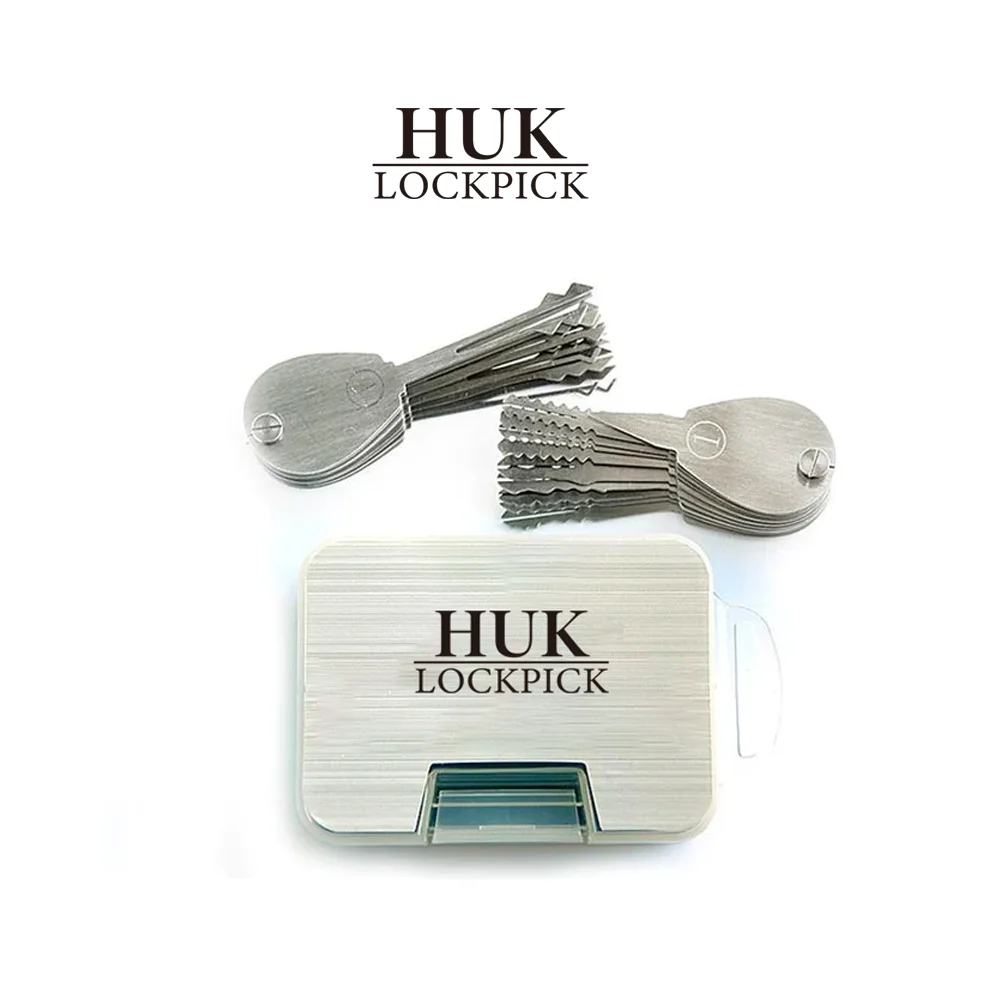 

HUK Twenty 20 Piece Double Sided Padlock Picks Secure Studying Common And original Locks Professional Locksmith Test learning